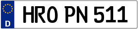 Truck License Plate